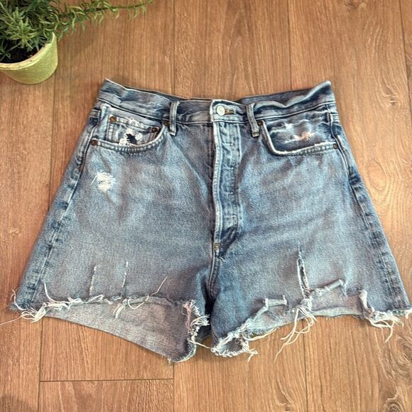 AGOLDE STELLA DENIM JEAN SHORTS SIZE 28 - Picture 3 of 10